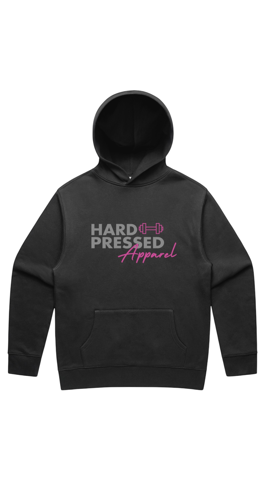 Hard Pressed Hoodie - Black