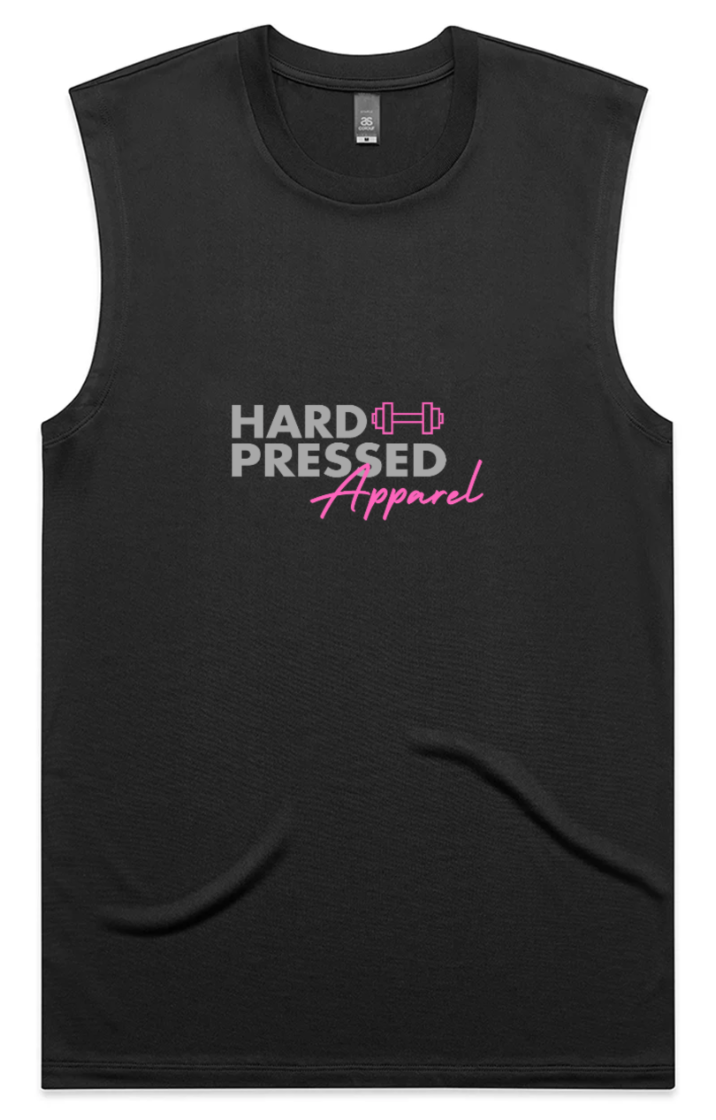 Mens Hard Pressed Tank Top- Black