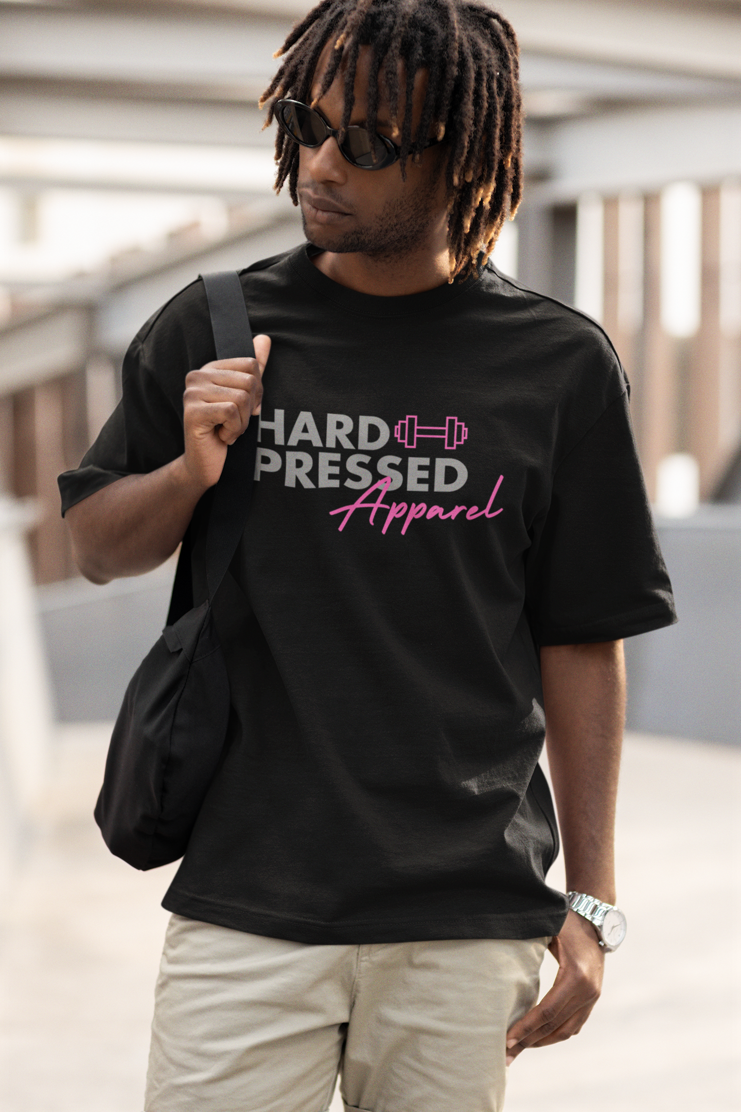 Hard Pressed Unisex Tee - Black