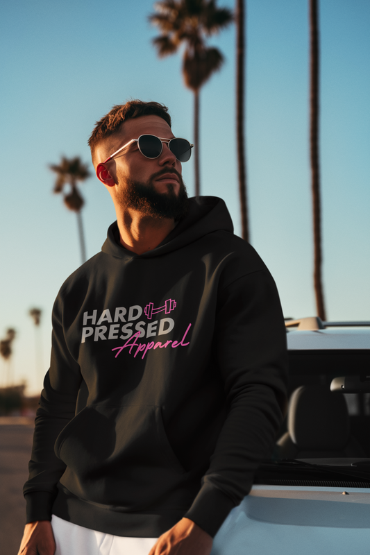 Hard Pressed Hoodie - Black